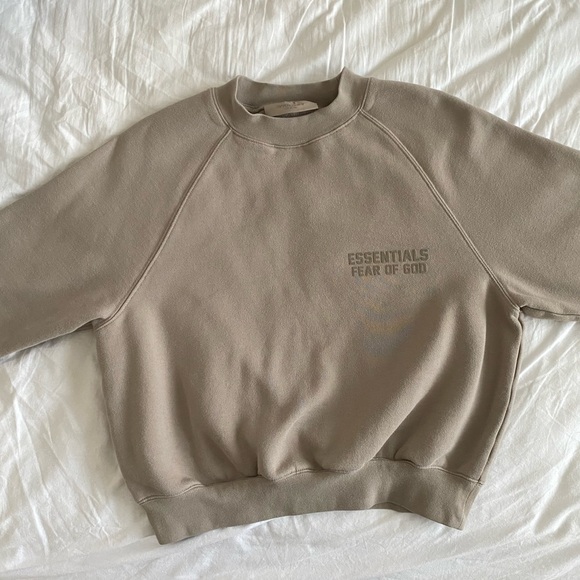 Essentials Gray Crewneck Sweatshirt - Picture 2 of 6
